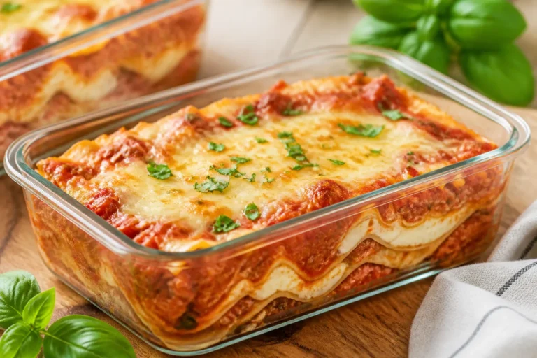 Cottage Cheese Protein Lasagna Meal Prep – High-Protein, Comforting, and Weeknight-Friendly