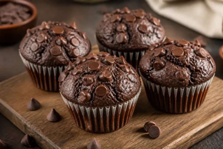 High Protein Chocolate Protein Muffins – Rich, Moist, and Satisfying