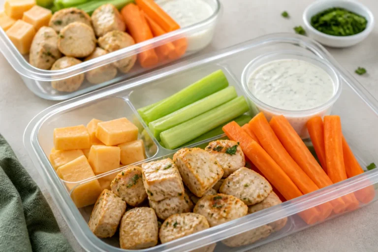 High Protein Ranch Chicken Snack Boxes – Easy, Fresh, and Meal-Prep Friendly