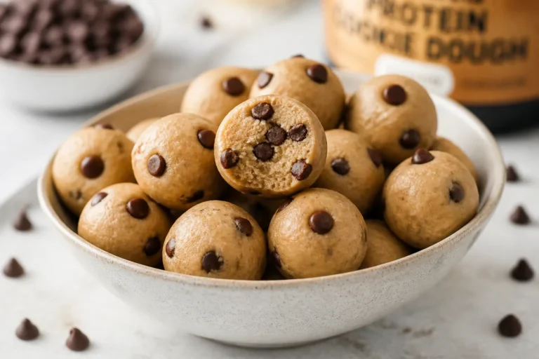 High Protein Protein Cookie Dough Bites – A Simple No-Bake Snack