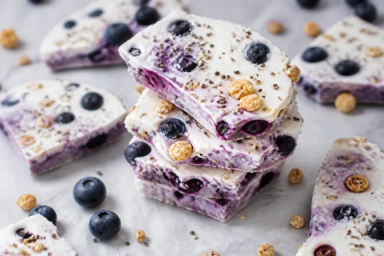 High Protein Blueberry Greek Yogurt Bark – A Simple, Refreshing Snack