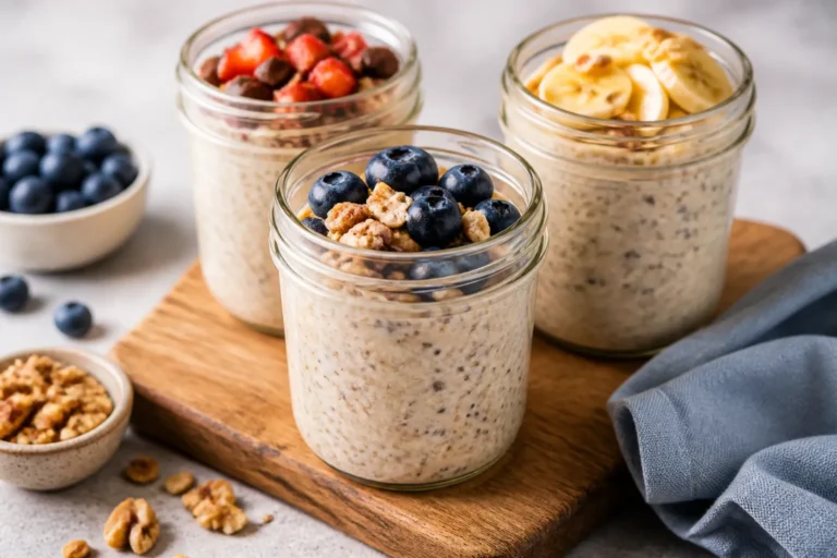 High Protein Overnight Oats Grab-and-Go Cups – A Simple, Satisfying Make-Ahead Breakfast