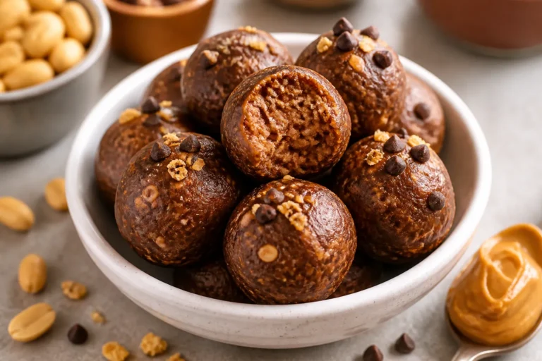 High Protein Chocolate Peanut Butter Protein Balls – Easy, No-Bake Fuel