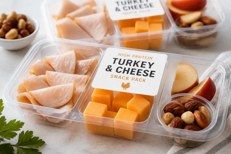 High Protein Turkey and Cheese Snack Packs – Easy, Portable, and Satisfying