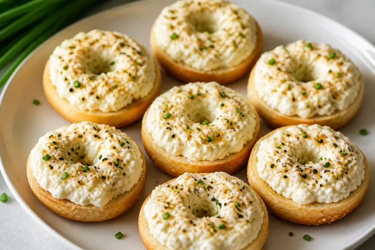 High Protein Cottage Cheese Bagel Bites – Easy, Satisfying, and Snackable