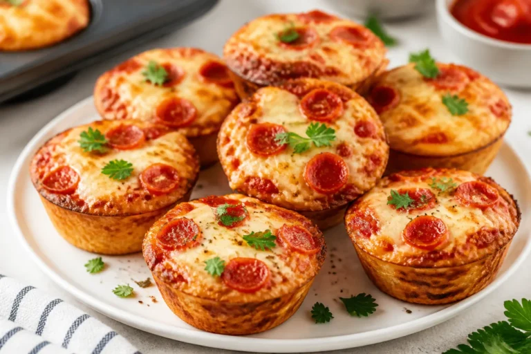 High Protein Pizza Muffins – Easy, Savory, and Meal-Prep Friendly