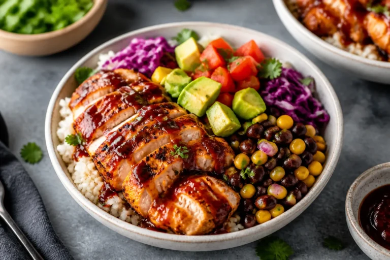 High Protein BBQ Chicken Protein Bowls – Easy, Flavor-Packed Meal Prep