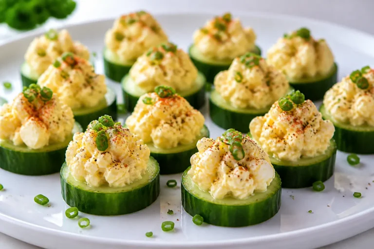 High Protein Egg Salad Cucumber Bites – Fresh, Crunchy, and Satisfying