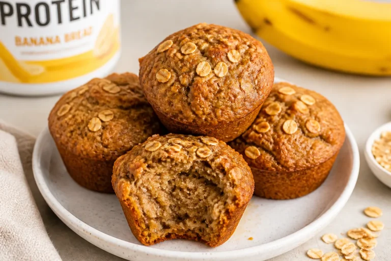 High Protein Banana Bread Protein Muffins – Easy, Tender, and Satisfying