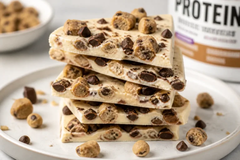 High Protein Cookie Dough Protein Bark – A Sweet, Satisfying Snack