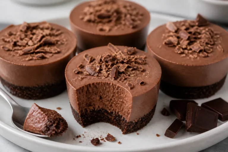 High Protein Chocolate Cheesecake Cups – Rich, Creamy, and Easy