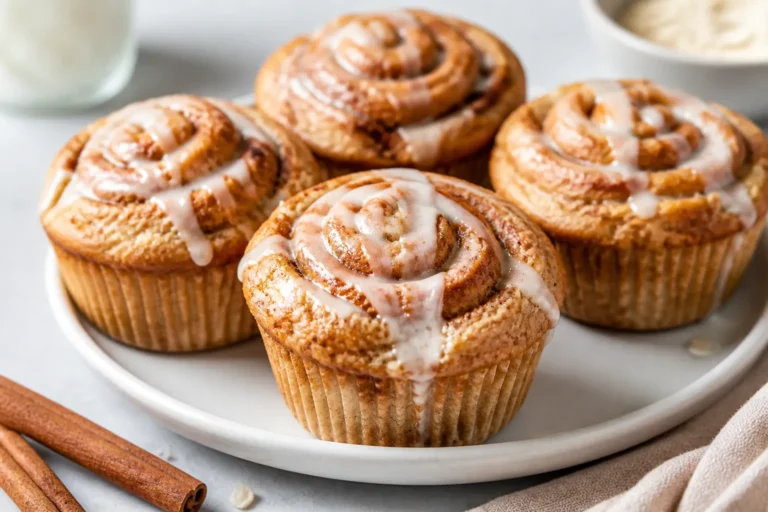 High Protein Cinnamon Roll Protein Muffins – Soft, Sweet, and Satisfying