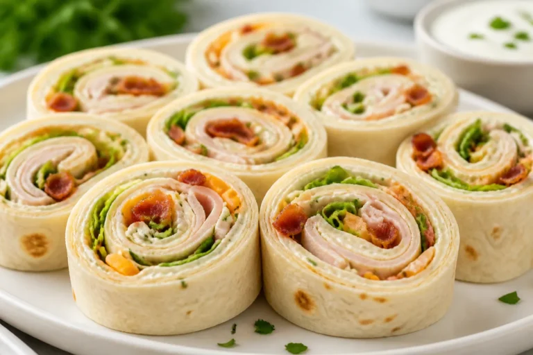 High Protein Turkey Bacon Ranch Pinwheels – A Simple, Satisfying Snack or Lunch