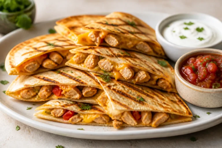 High Protein Mini Chicken Quesadillas – Easy, Satisfying, and Ready Fast