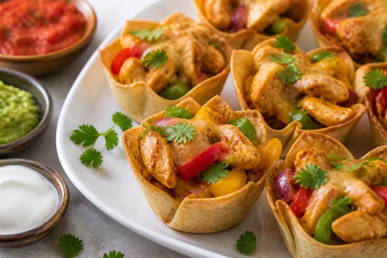 High Protein Chicken Fajita Snack Cups – A Fast, Flavor-Packed Bite