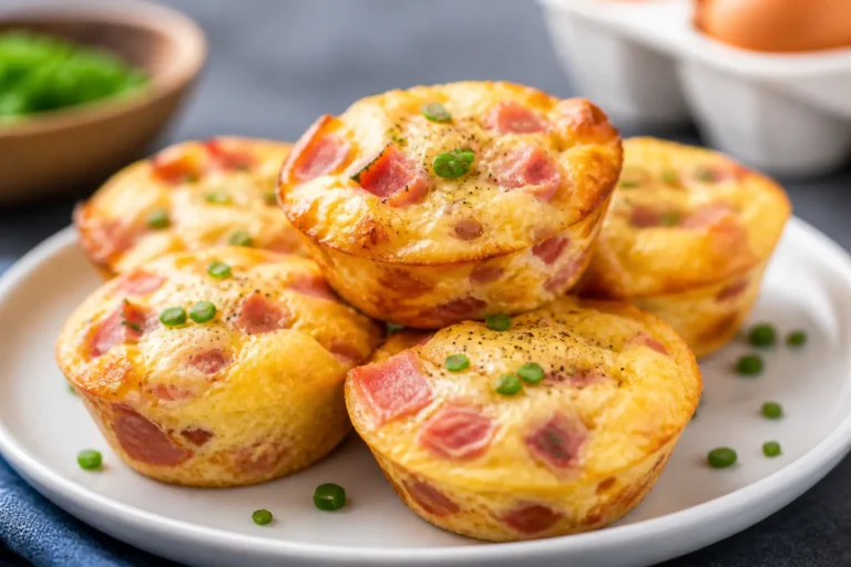 High Protein Ham Egg Muffins – Easy, Portable, and Satisfying
