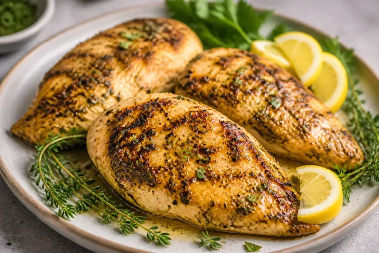 High Protein Lemon Herb Chicken – Bright, Simple, and Satisfying
