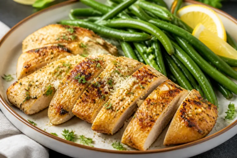 High Protein Garlic Parmesan Chicken – Simple, Juicy, and Packed With Flavor