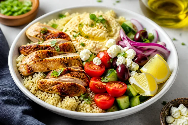 High Protein Mediterranean Chicken Bowls – Fresh, Filling, and Meal-Prep Friendly