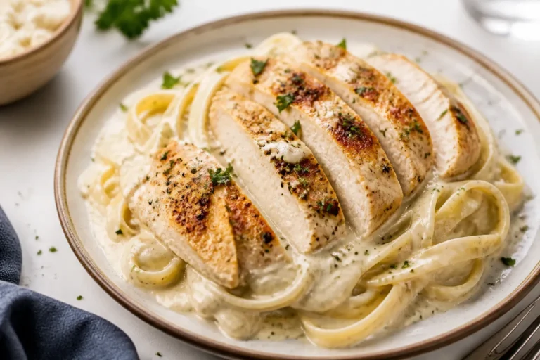 High Protein Cottage Cheese Alfredo Chicken – Creamy, Comforting, and Weeknight Easy
