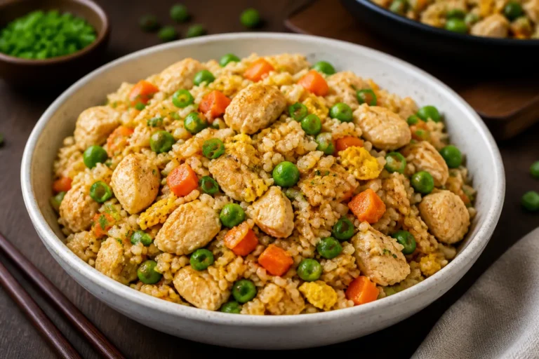 High Protein Chicken Fried Rice – A Satisfying, Balanced Weeknight Favorite