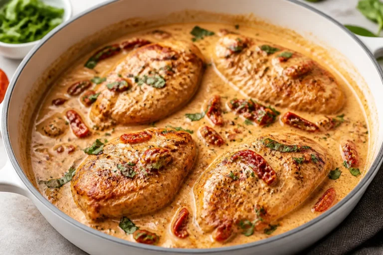 High Protein Marry Me Chicken (Lightened Up) – Creamy, Comforting, and Weeknight Easy
