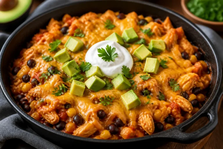 Lean Chicken Enchilada Skillet – A Fast, Flavorful Weeknight Dinner