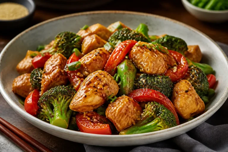 High Protein Chicken & Broccoli Stir Fry – Fast, Flavorful, and Satisfying