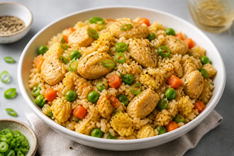High Protein Chicken Fried Rice – Fast, Flavorful, and Satisfying