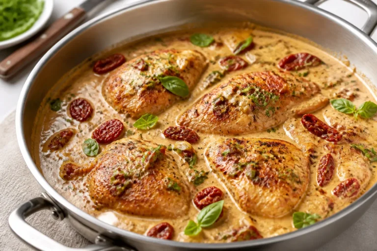 High Protein Marry Me Chicken (Lightened Up) – Creamy, Comforting, and Weeknight-Friendly