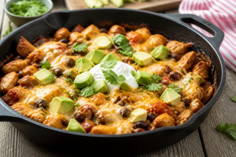 Lean Chicken Enchilada Skillet – A Fast, Flavorful Weeknight Favorite