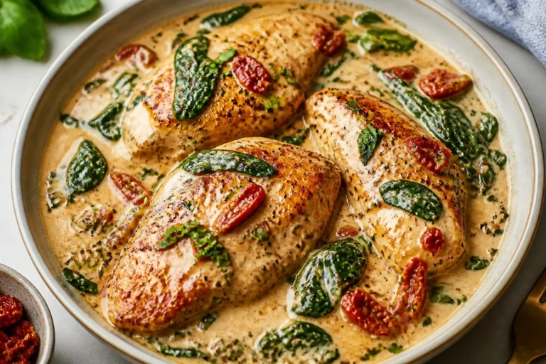 Protein Packed Tuscan Chicken – Creamy, Comforting, and Weeknight-Friendly
