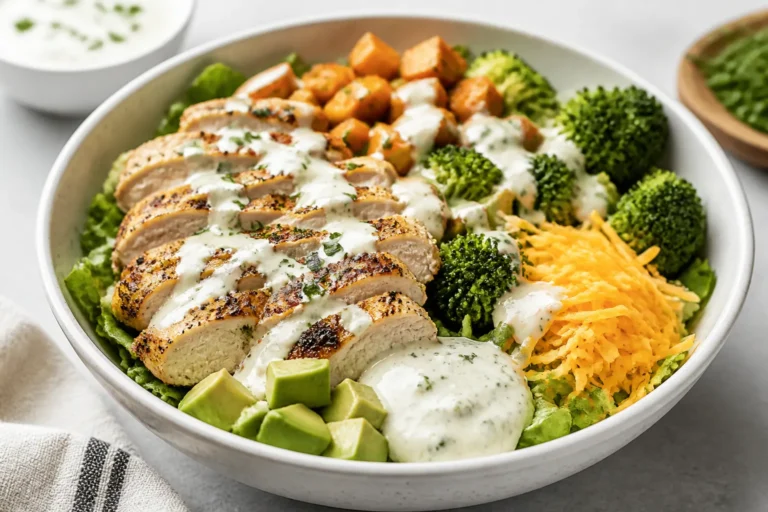 High Protein Ranch Chicken Bowls – Easy, Satisfying, and Meal-Prep Friendly