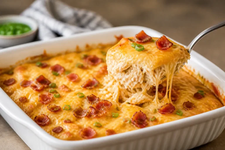 Low Fat Crack Chicken Casserole – Creamy, Cozy, and Lighter