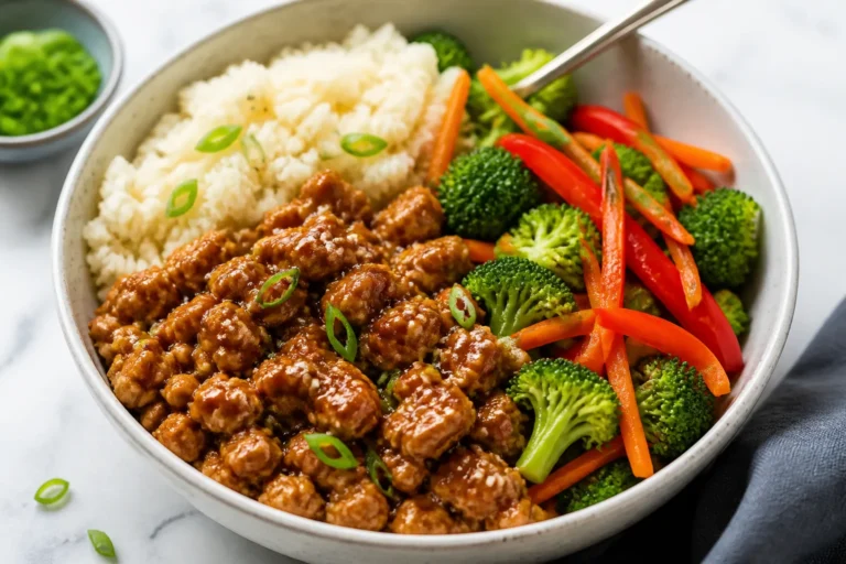 Lean Ground Turkey Teriyaki Bowls – Fast, Flavorful, and Better-for-You