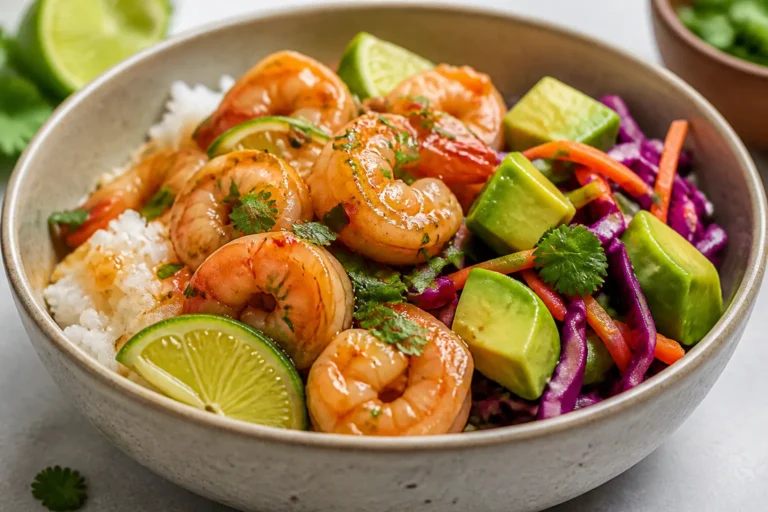Lean Honey Lime Shrimp Bowls – Bright, Fresh, and Weeknight-Friendly