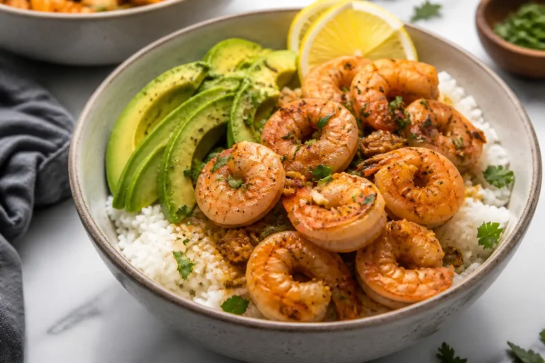 High Protein Garlic Shrimp Rice Bowls – Fast, Flavorful, and Satisfying