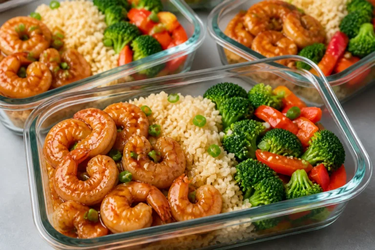 High Protein Teriyaki Shrimp Meal Prep – Easy, Flavor-Packed Bowls for Busy Weeks